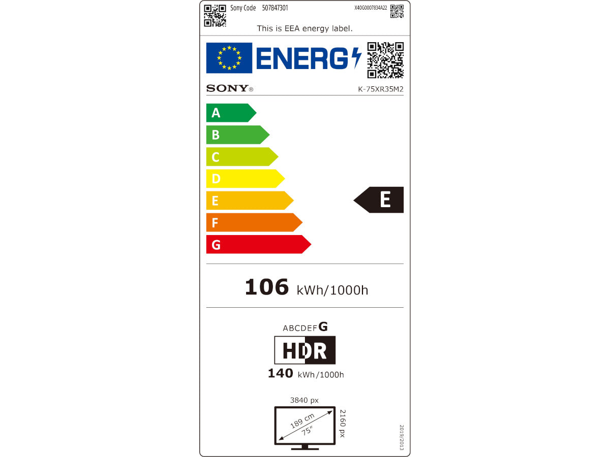 SONY 75 BRAVIA 3 II (K75XR35M2PB)