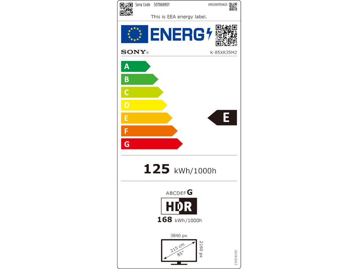 SONY 85 BRAVIA 3 II (K85XR35M2PB)