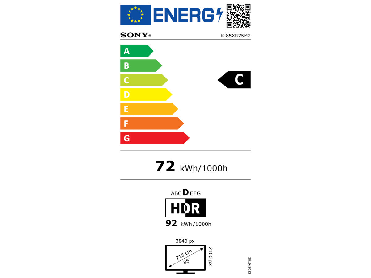 SONY 85 BRAVIA 7 II (K85XR75M2PB)