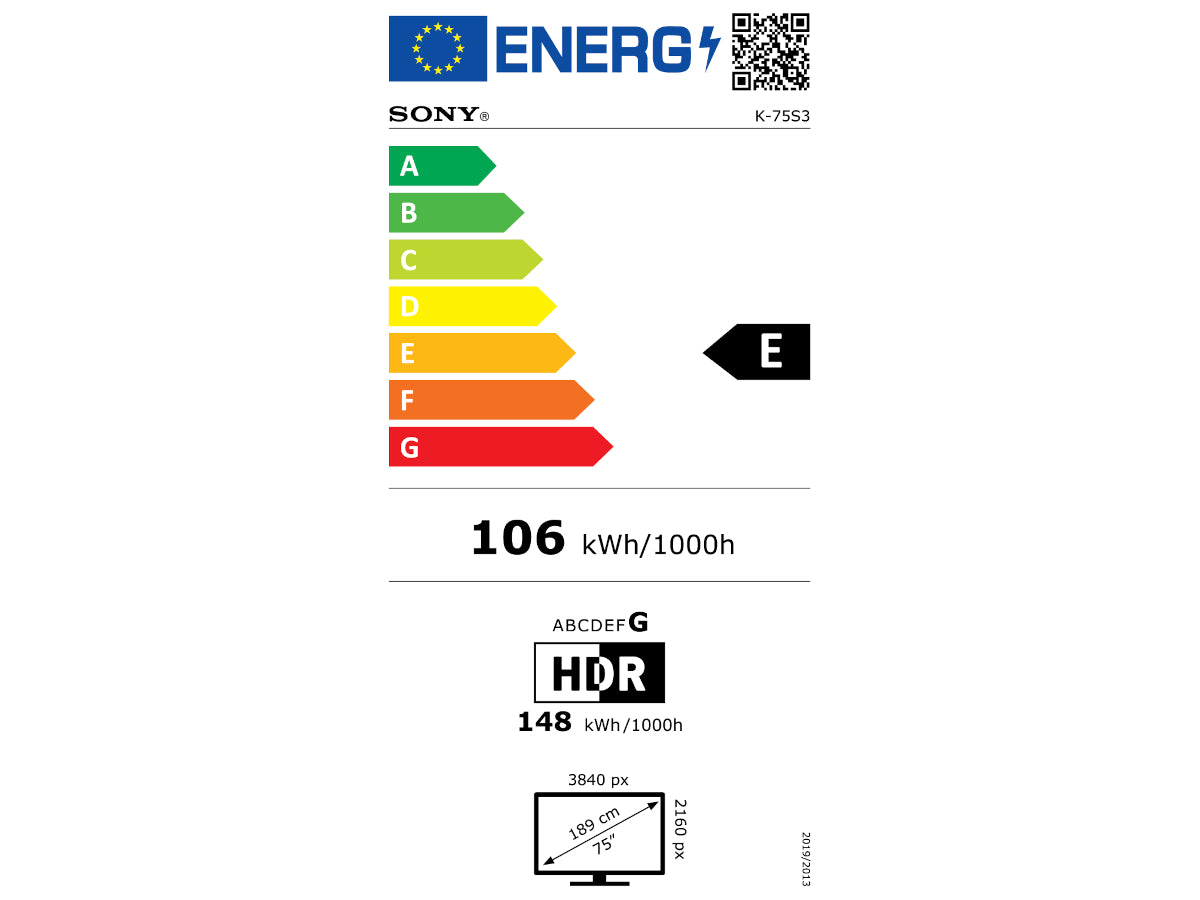 SONY 75 BRAVIA 3 (K-75S3)