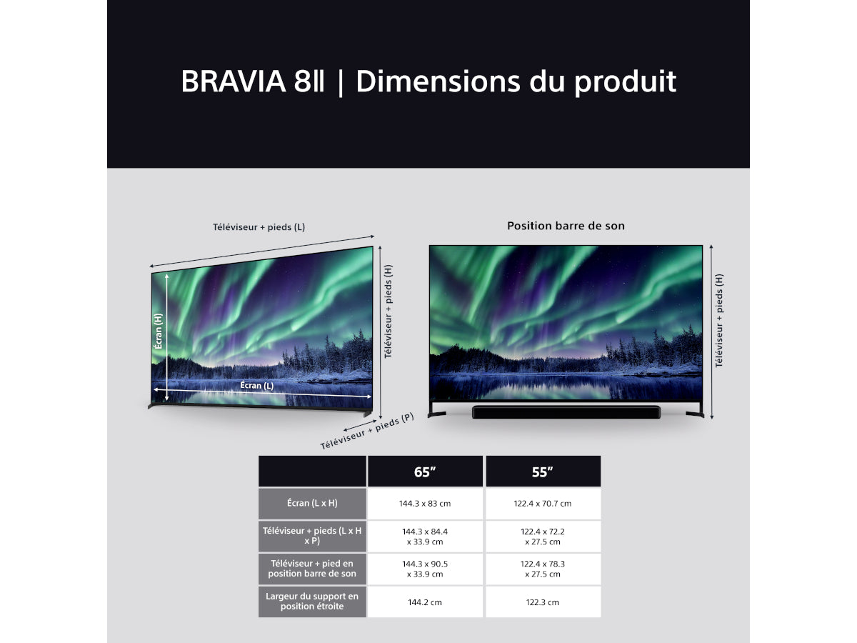 SONY 65 BRAVIA 8 II (K-65XR8M2)