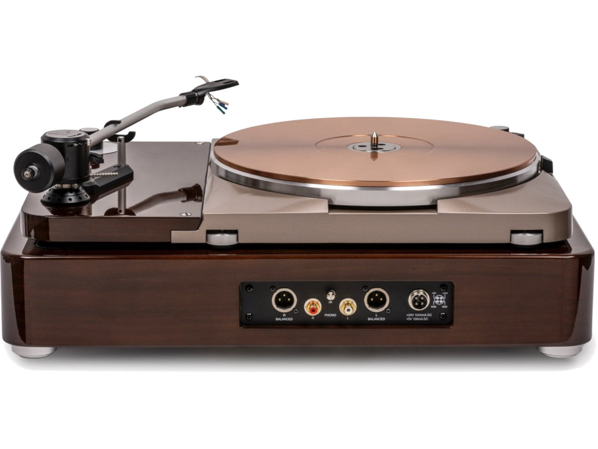 Thorens TD 124 DD Exclusive Noyer (connectique)