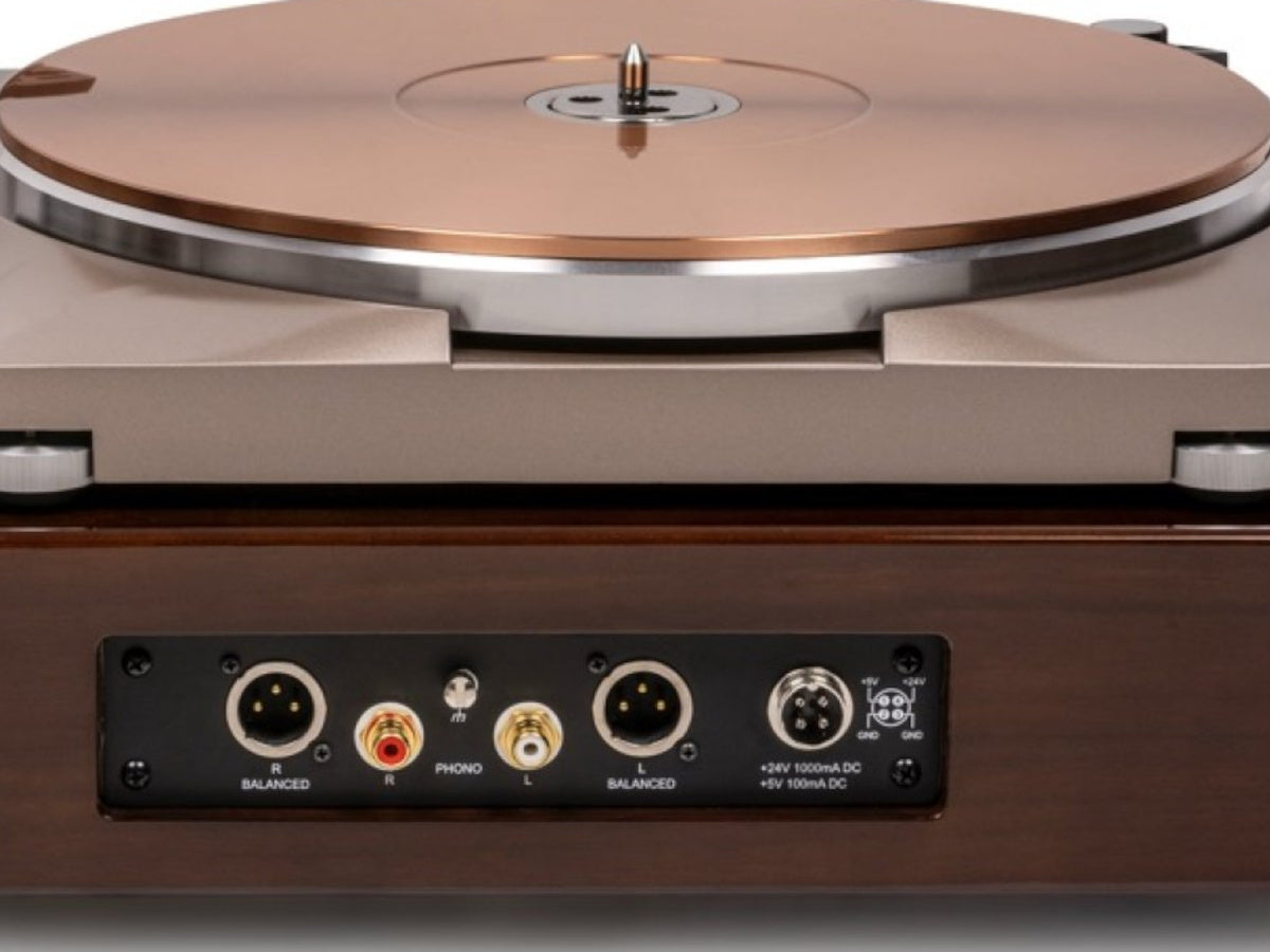 Thorens TD 124 DD Exclusive Noyer (détail)