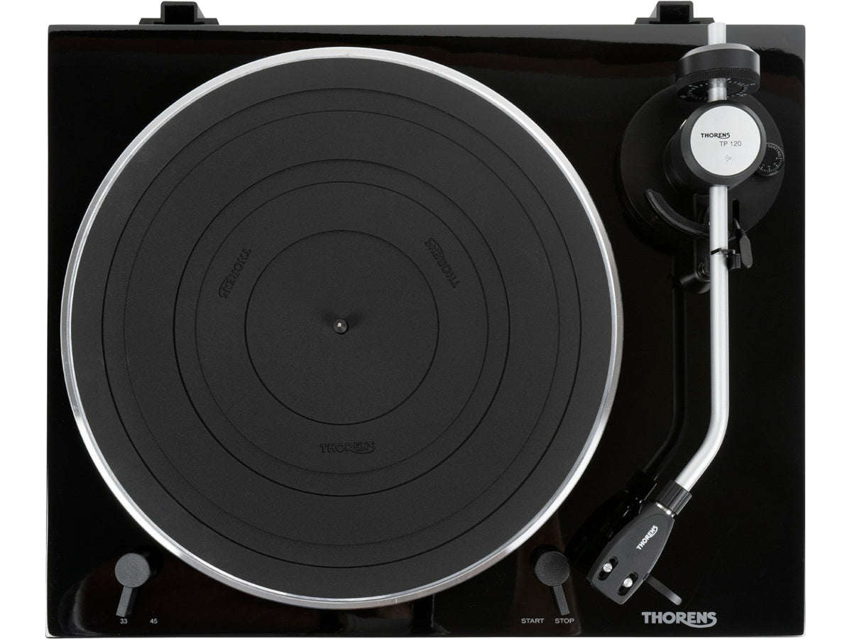 Thorens TD 204 Noir (dessus)
