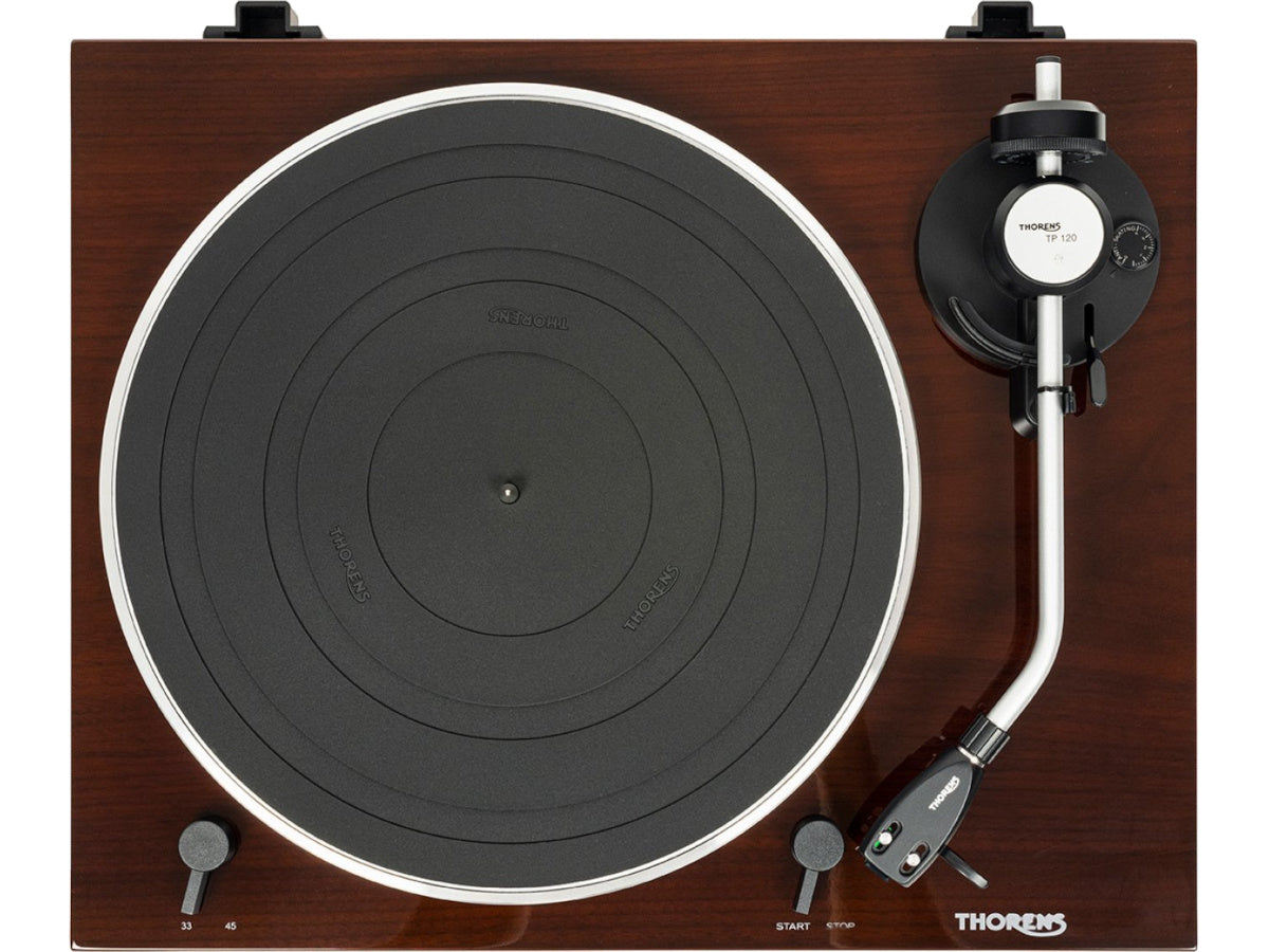 Thorens TD 204 Noyer (dessus)