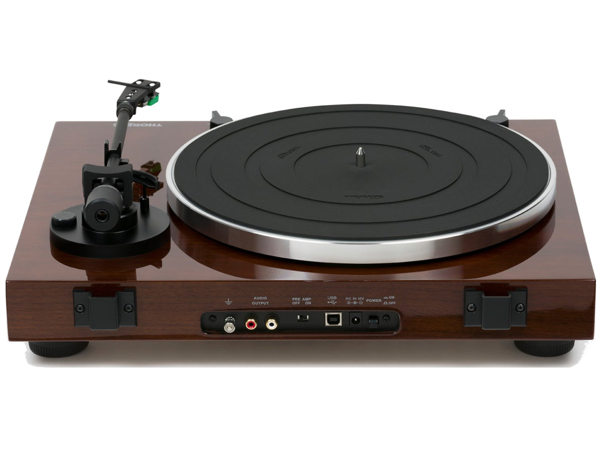 Thorens TD 202 Noyer (connectique)