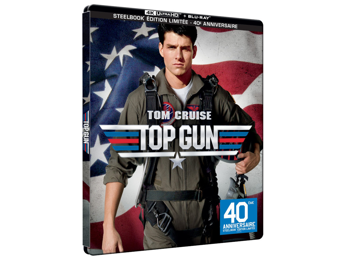 TOP GUN (1986) - COMBO UHD 4K + BD - 40 ÈME ANNIVERSAIRE - STEELBOOK
