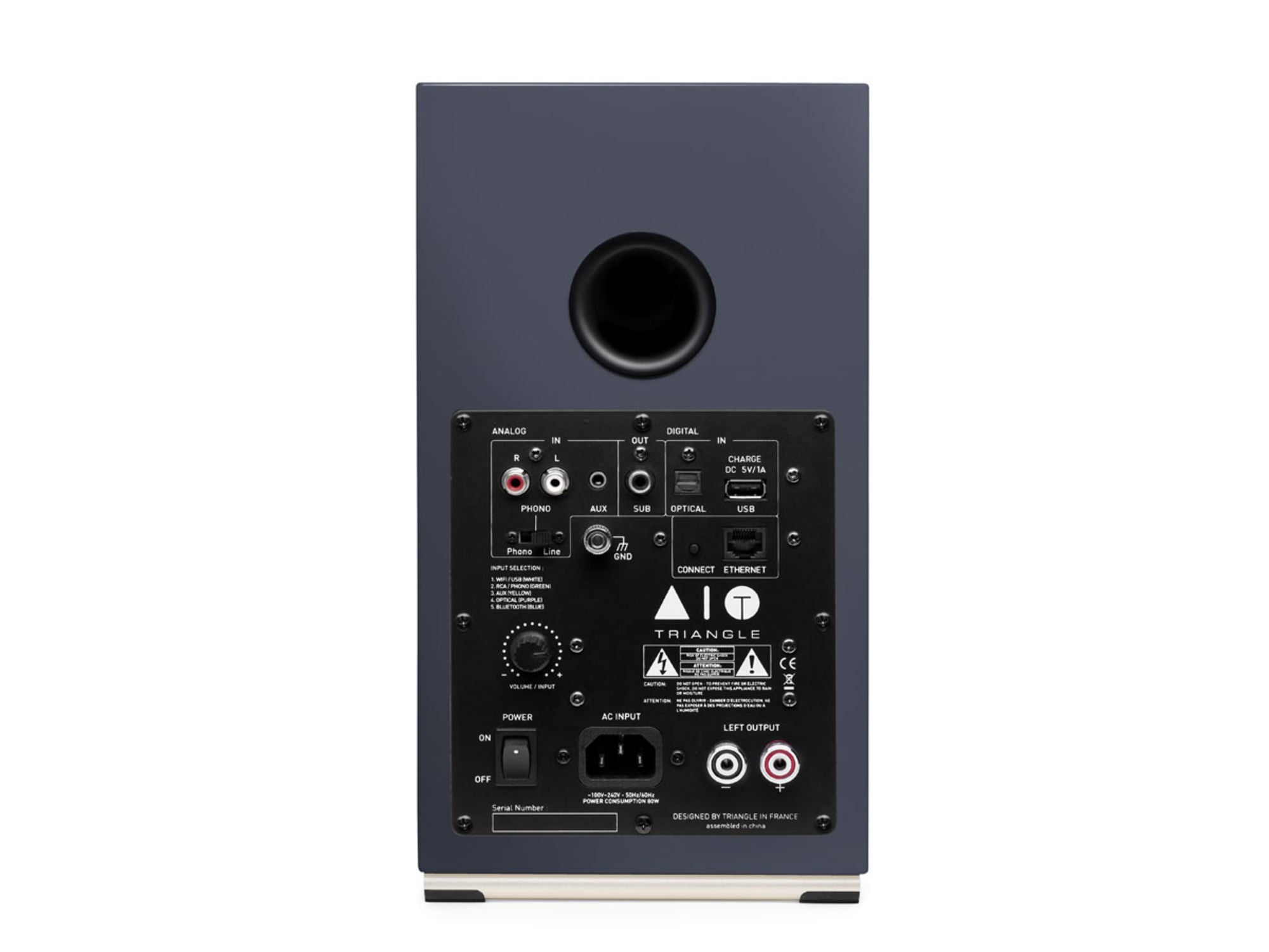 TRIANGLE AIO TWIN Bleu arrière