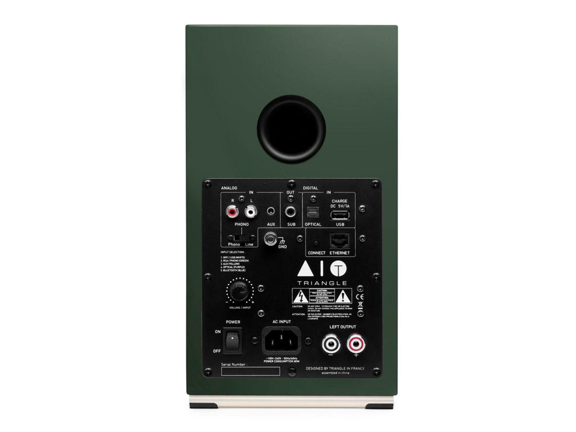 TRIANGLE AIO TWIN Green connectique