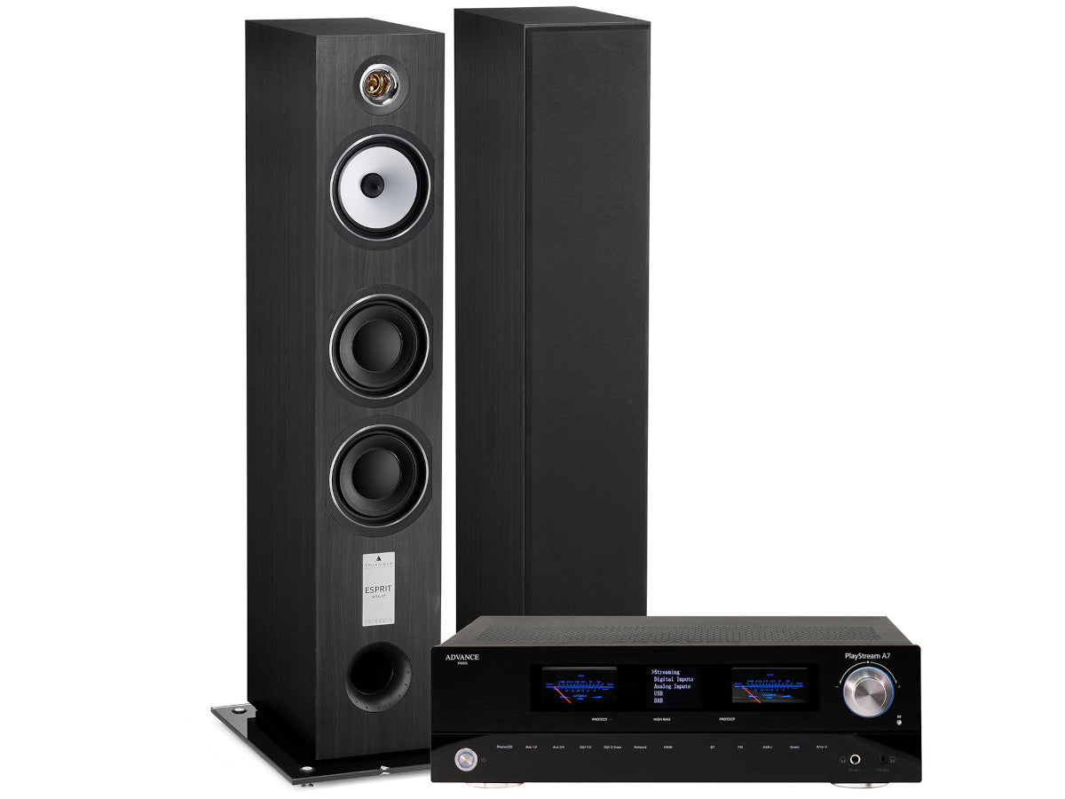 Pack TRIANGLE Antal EZ Noir - ADVANCE PARIS Playstream A7 - TRIANGLE Symphony 2x3m - ADVANCE PARIS WTX500