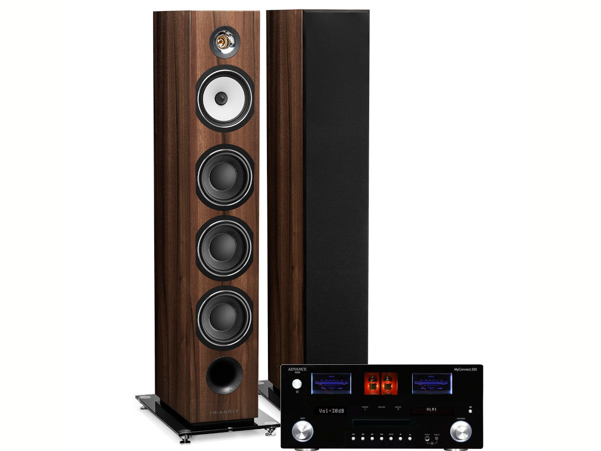 Pack TRIANGLE Australe EZ Chataignier - ADVANCE PARIS Myconnect 250 - TRIANGLE Symphony 2x3m - ADVANCE PARIS WTX500