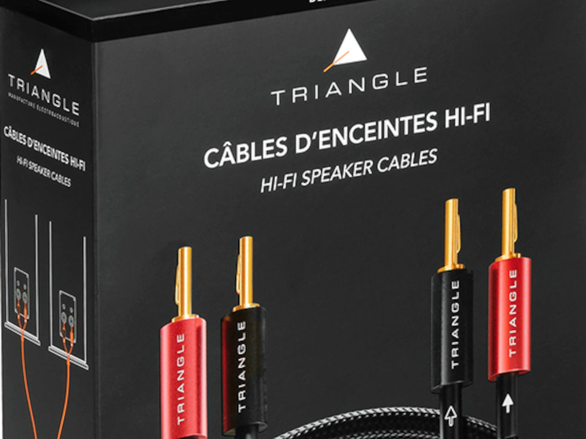 TRIANGLE BLACK Câble d'enceintes monté 6