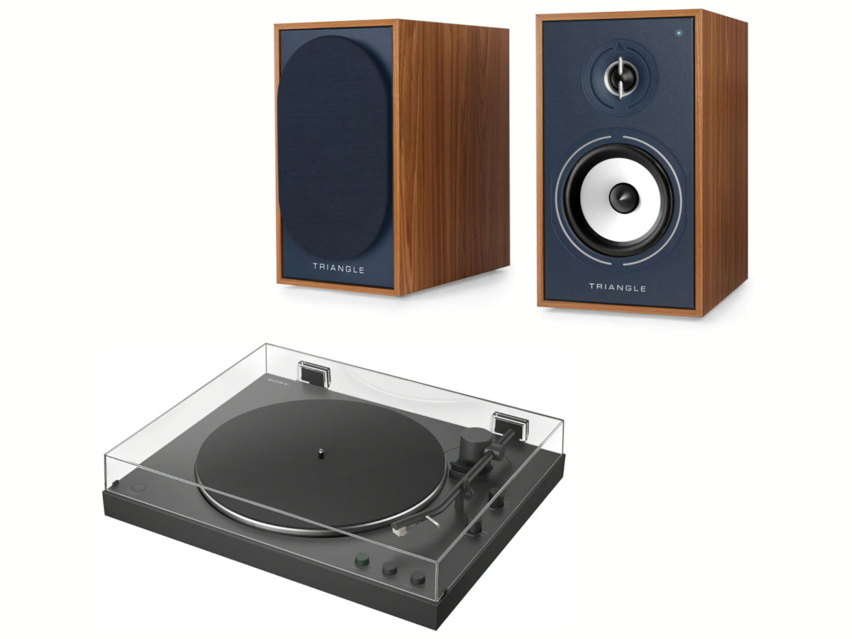 TRIANGLE BOREA BR02 Connect Chêne Bleu + SONY PS-LX3BT