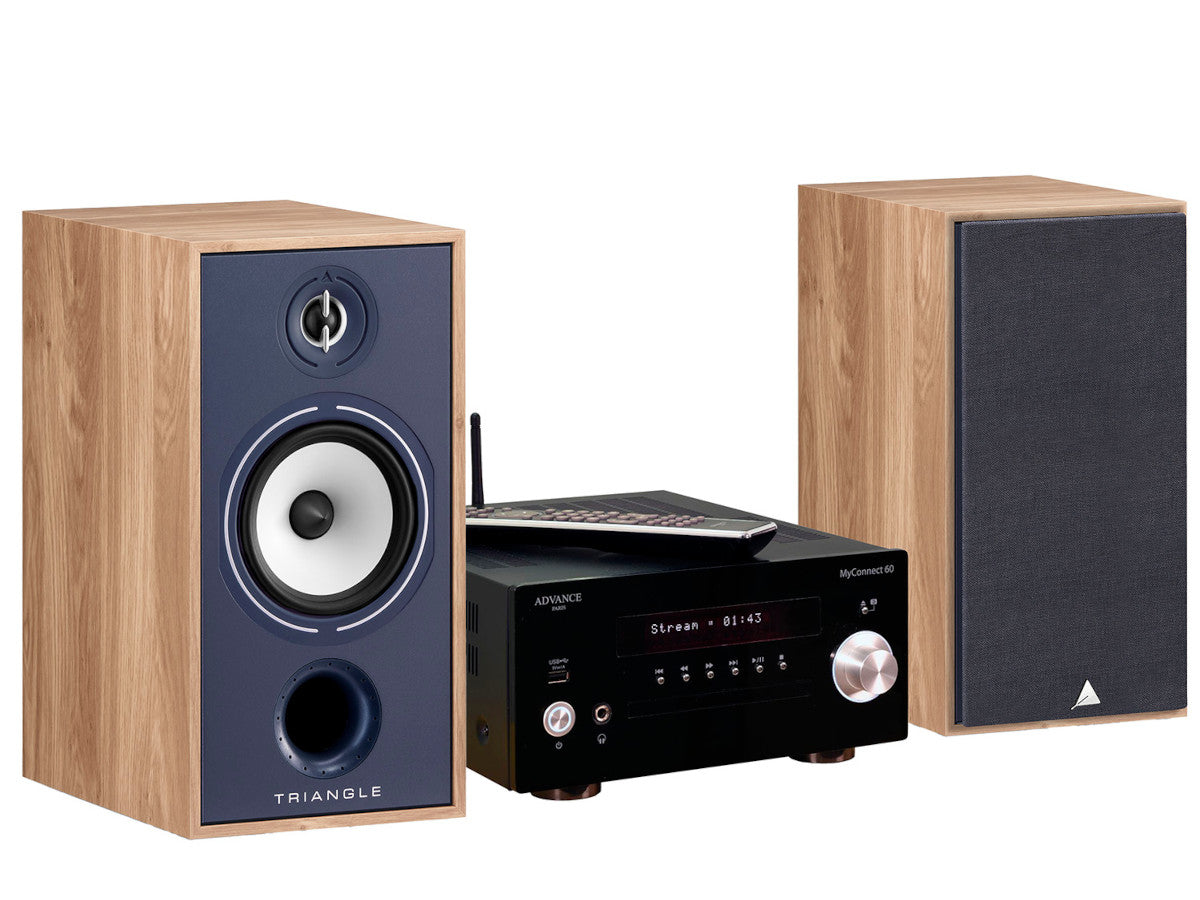 Pack TRIANGLE BR04 Bleu - ADVANCE PARIS Myconnect 60 Noir - TRIANGLE Opéra 2x5m