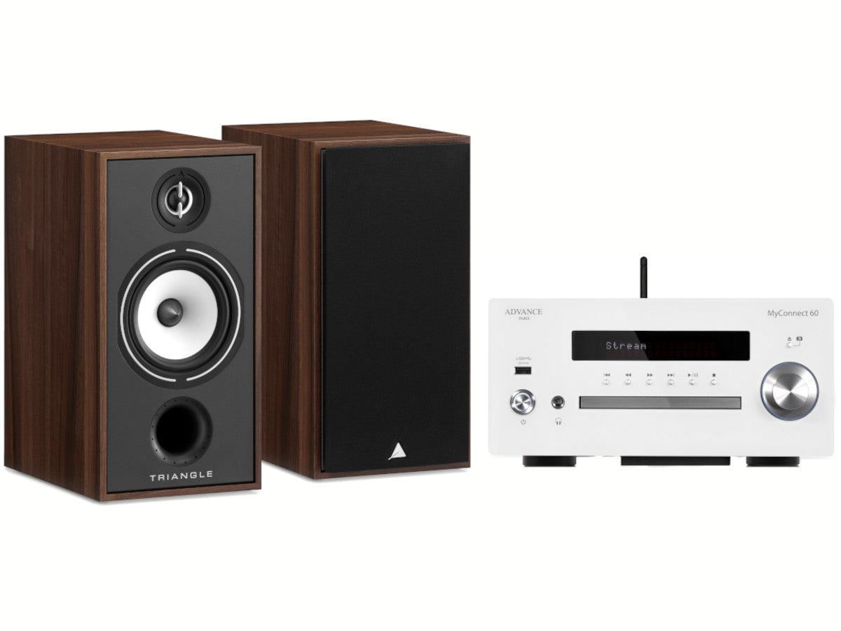 Pack TRIANGLE BR04 Chataignier - ADVANCE PARIS Myconnect 60 Blanc - TRIANGLE Opéra 2x5m