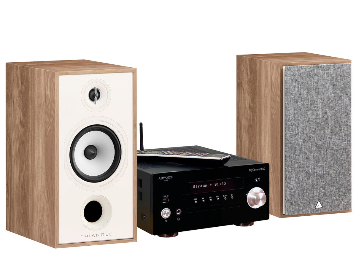 Pack TRIANGLE BR04 Chêne Clair - ADVANCE PARIS Myconnect 60 Noir - TRIANGLE Opéra 2x5m