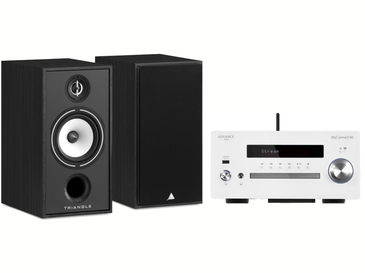 Pack TRIANGLE BR04 Noir - ADVANCE PARIS Myconnect 60 Blanc - TRIANGLE Opéra 2x5m