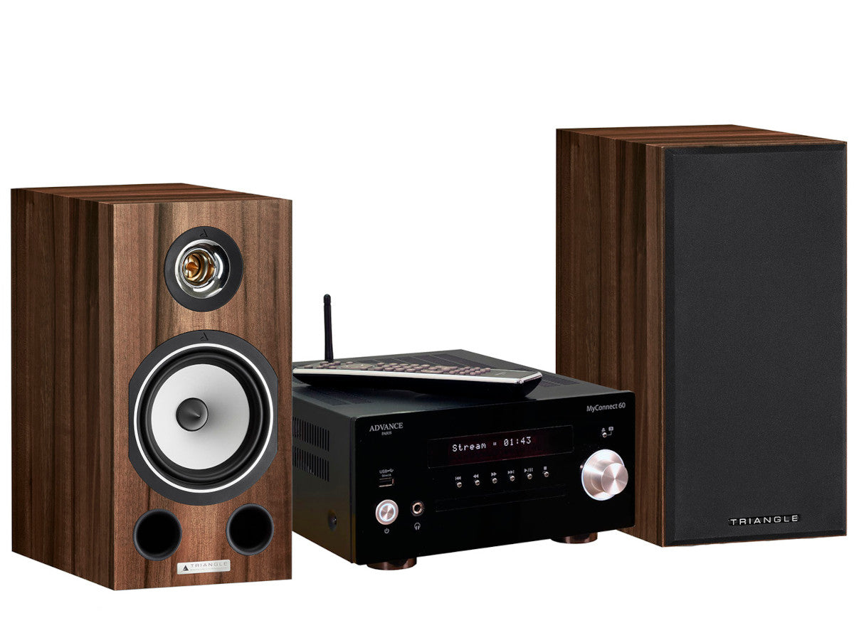 Pack TRIANGLE Comete EZ Chataignier - ADVANCE PARIS Myconnect 60 Noir - TRIANGLE Symphony 2x3m