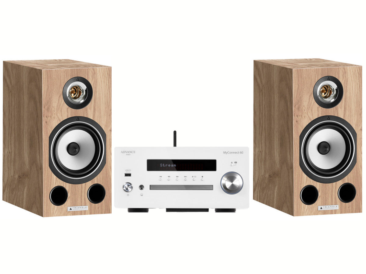 Pack TRIANGLE Comete EZ Chene Clair - ADVANCE PARIS Myconnect 60 Blanc - TRIANGLE Symphony 2x3m