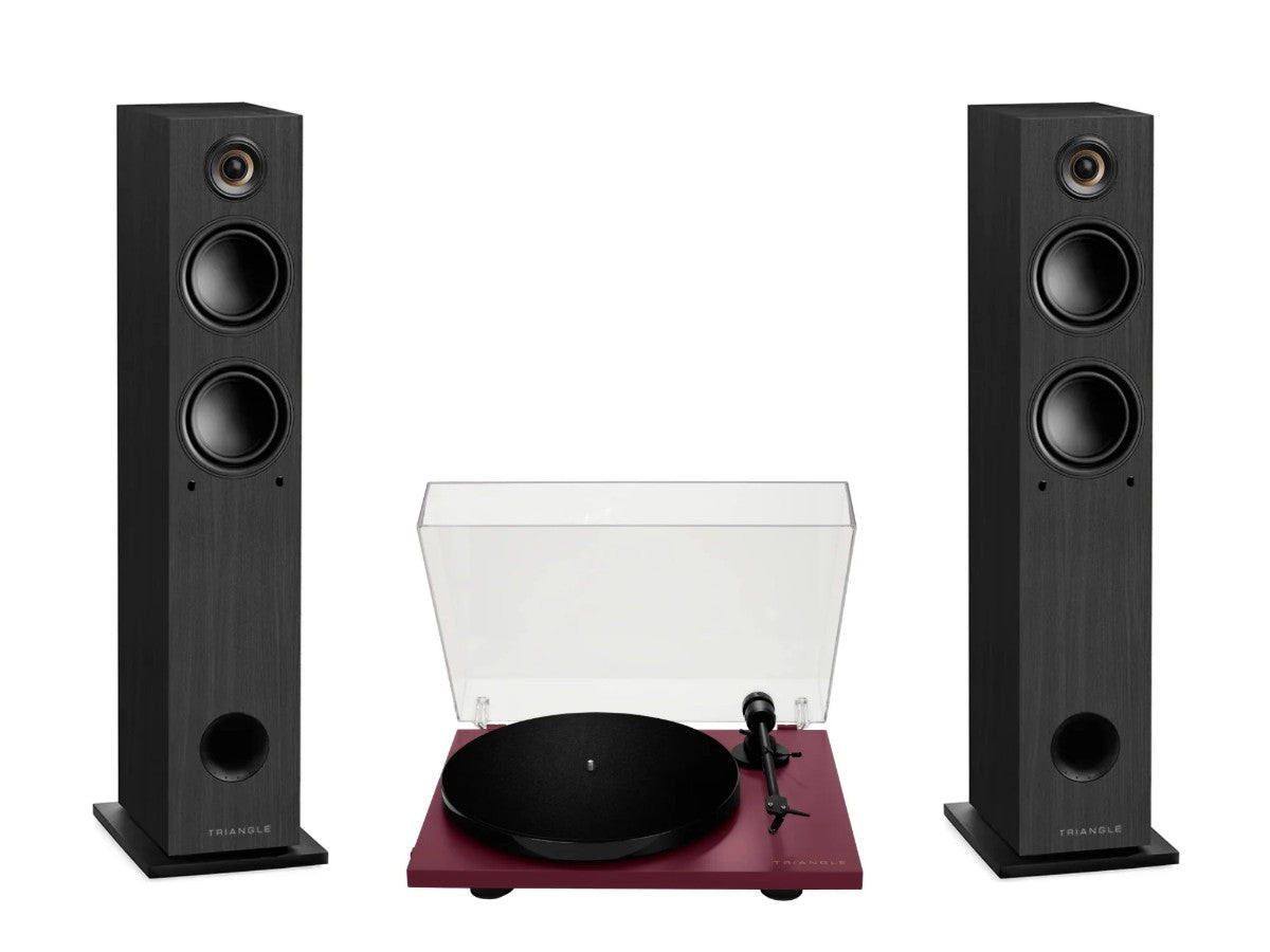 TRIANGLE LN05A Noir + Platine LUNAR 1 Bordeaux