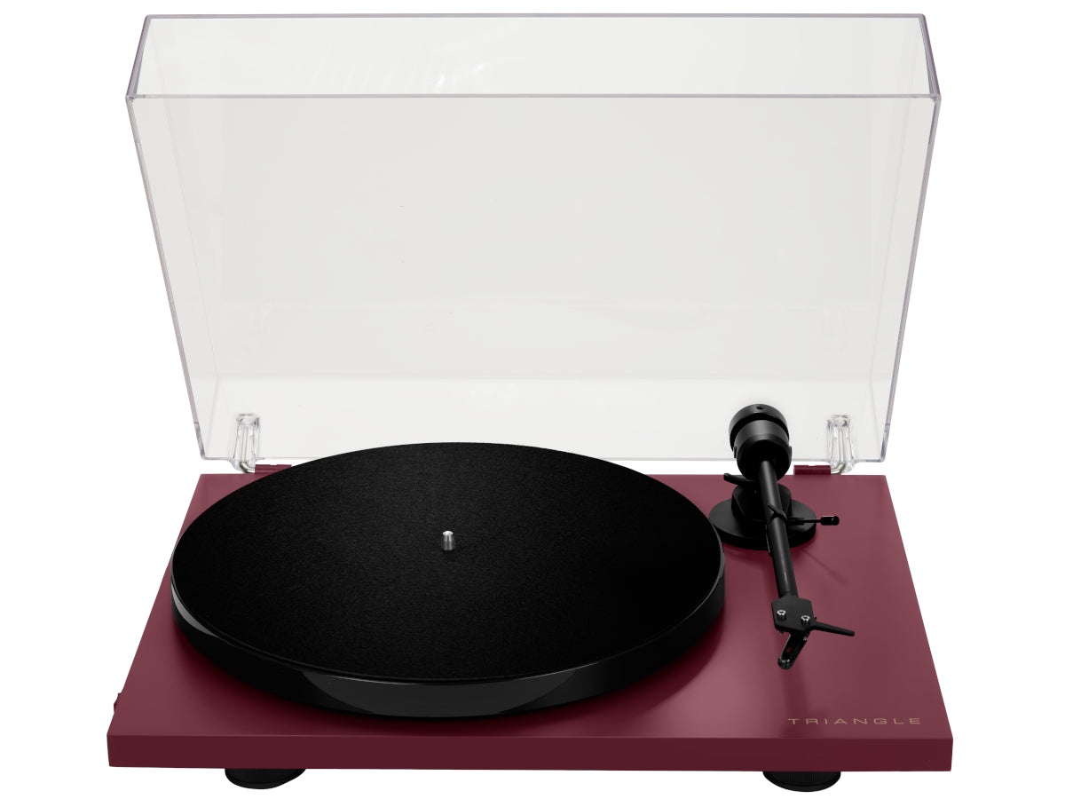 TRIANGLE Platine Vinyle Lunar 1 Bordeaux #TRIANGLE Platine Vinyle Lunar 1 (Couleur)_Bordeaux