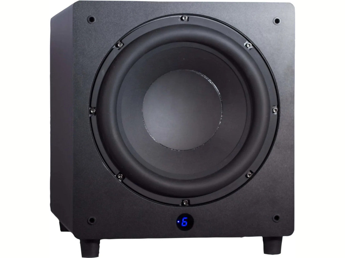 Velodyne Impact X10 noir mat detail haut parleur