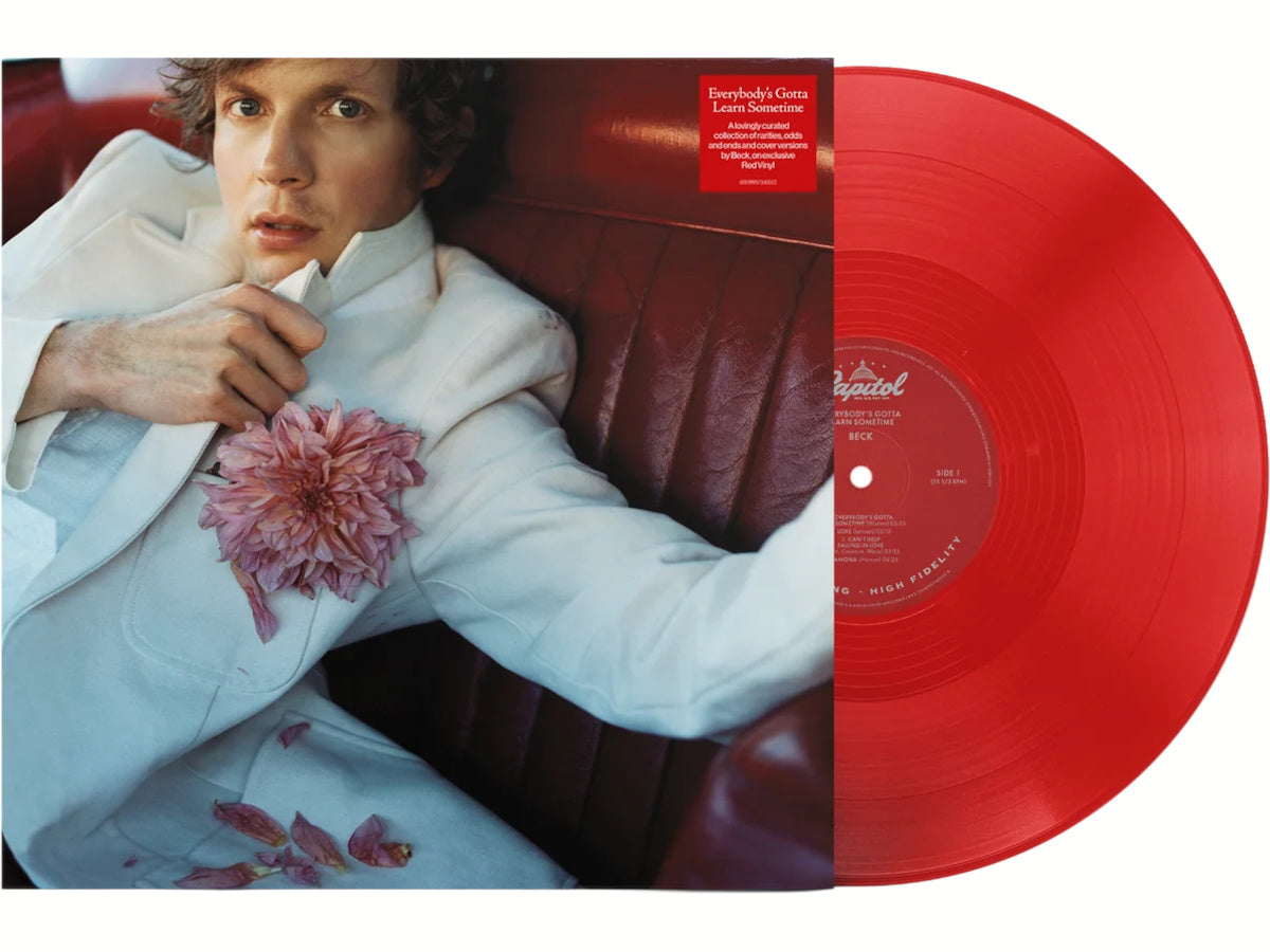 BECK - EVERYBODY'S GOTTA LEARN SOMETIME (VINYLE ROUGE)