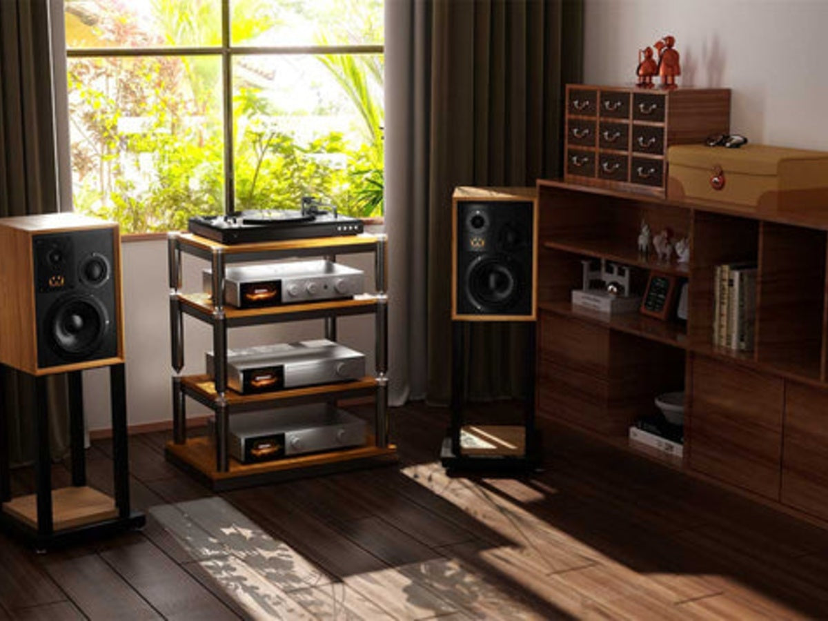 WHARFEDALE Super Denton (la paire) Noyer