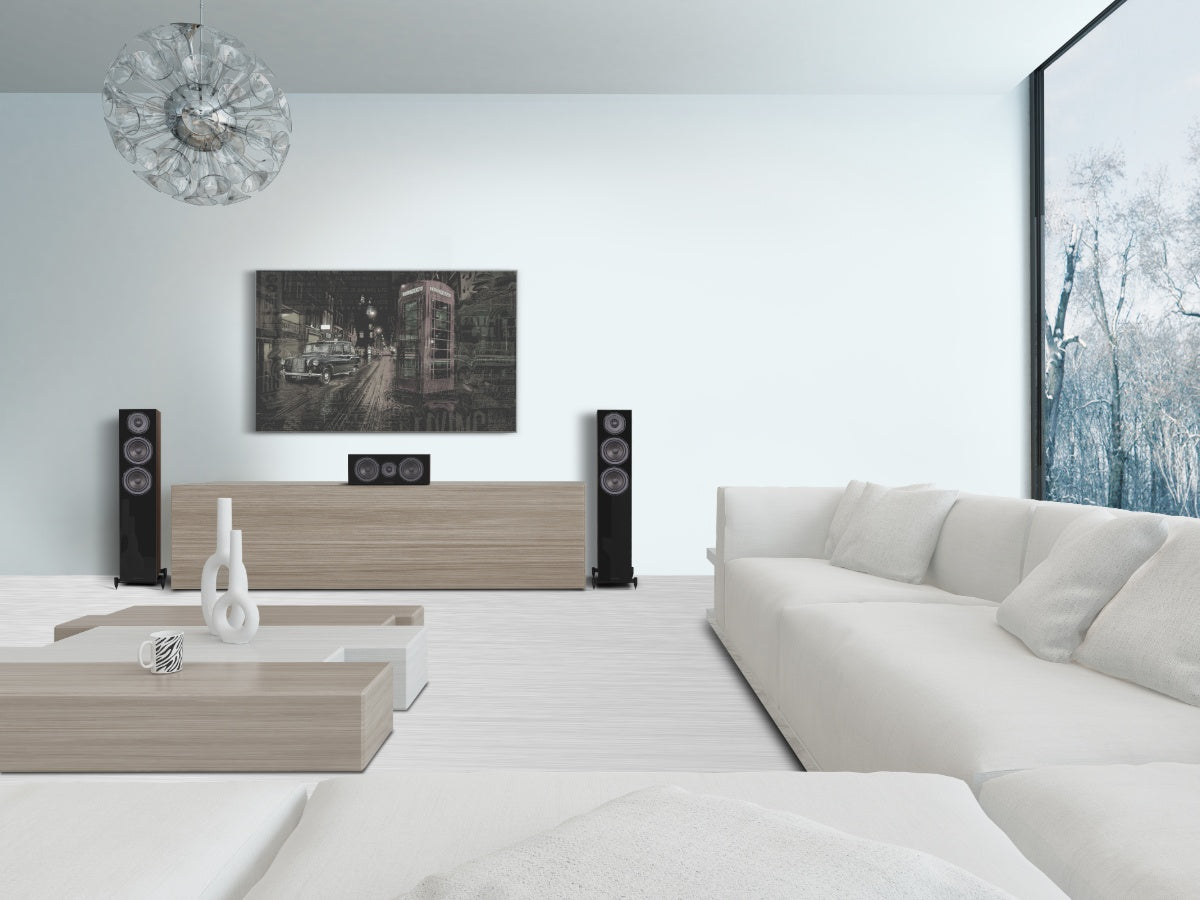 WHARFEDALE Diamond 12.3 (la paire) Chêne Noir