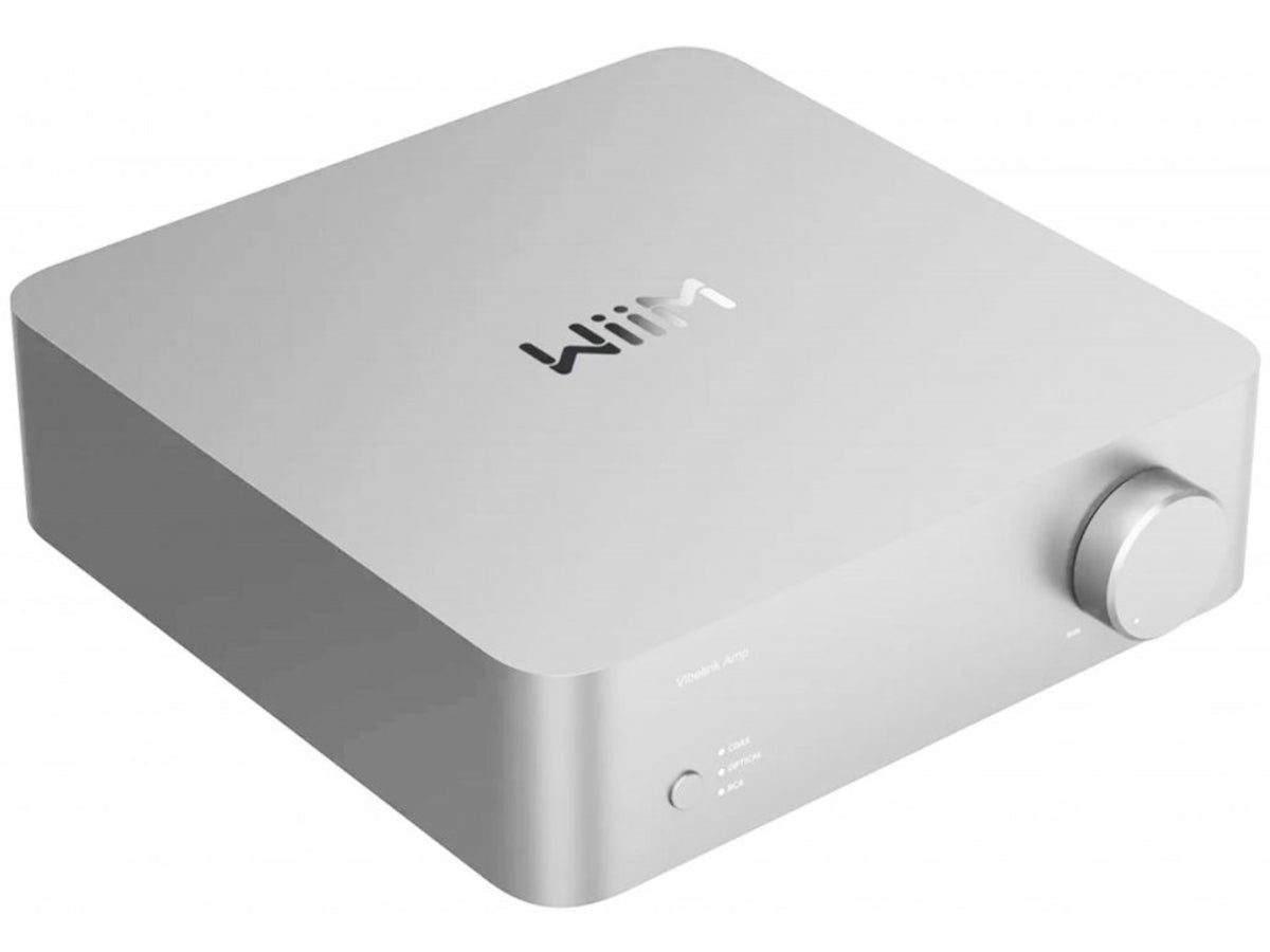 Wiim Vibelink Amp Silver face avant