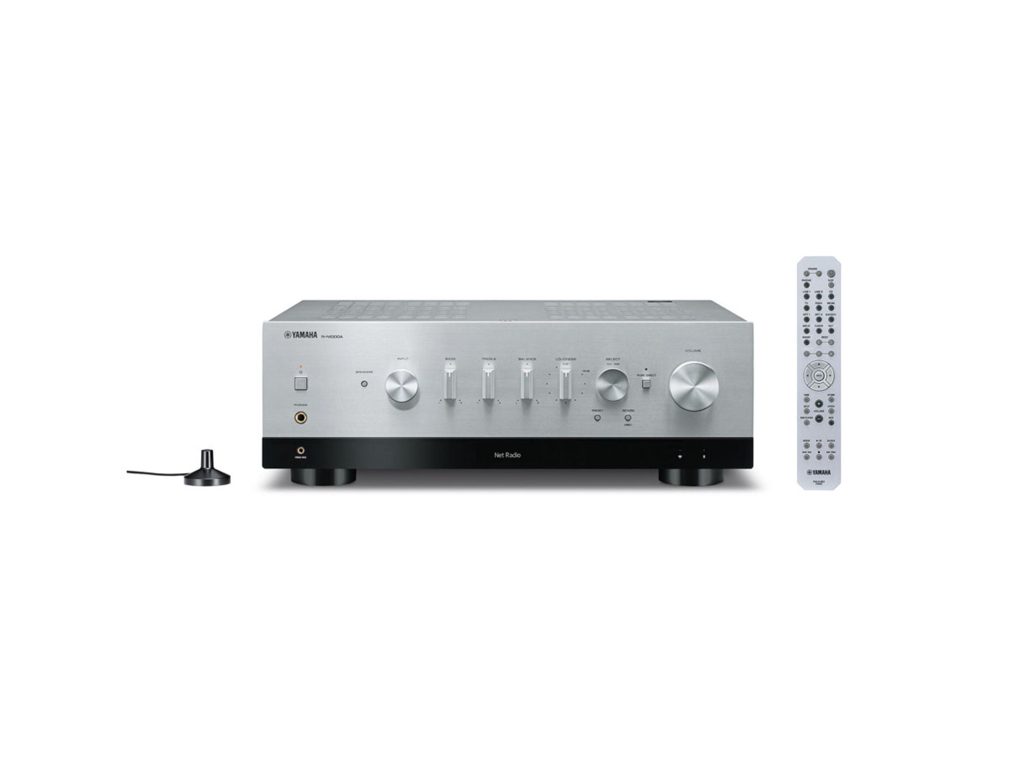 YAMAHA MusicCast R-N1000A Silver face avant