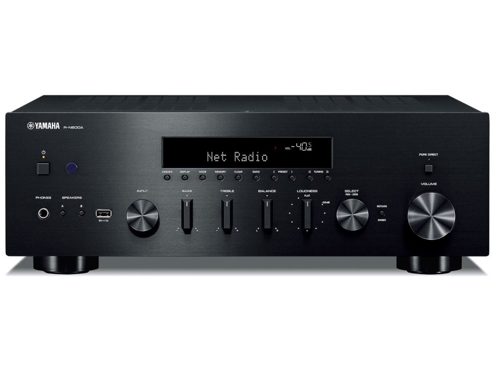 YAMAHA MusicCast R-N600A Black