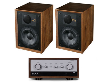 Leak Stereo 130 Walnut + Wharfedale Denton 85 Walnut