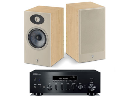 YAMAHA R-N600A Noir + FOCAL THEVA N°1 Light Wood (la paire)