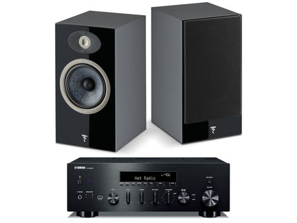 YAMAHA R-N600A Noir + FOCAL THEVA N°1 Black High Gloss (la paire)