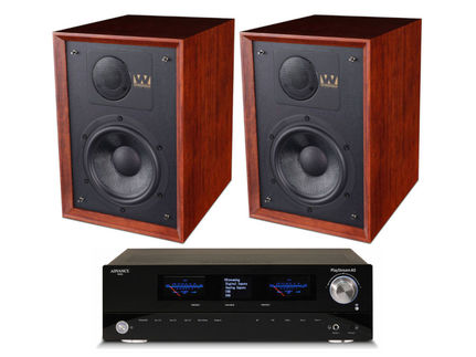 ADVANCE Paris PlayStream A5 + WHARFEDALE Denton 85 Mahogany