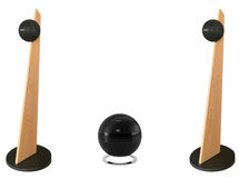 CABASSE THE PEARL SUB Noir + IO3 sur socle Noir Mat (la paire)