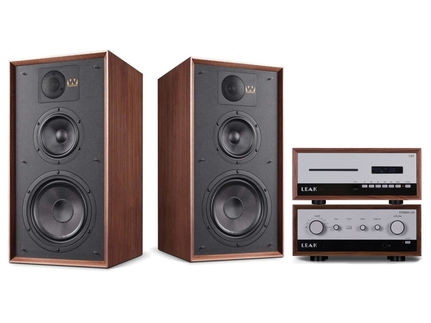 Leak Stereo 130 Walnut + CDT Walnut + Wharfedale Linton Heritage Walnut