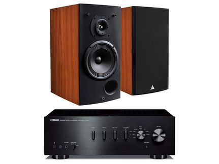 YAMAHA A-S301 Noir  + TRIANGLE COMETE 902 Cognac