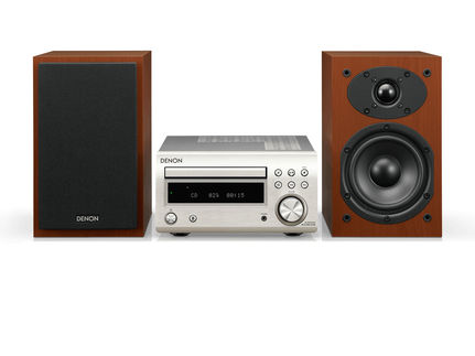 DENON D-M41DAB Silver / Wood