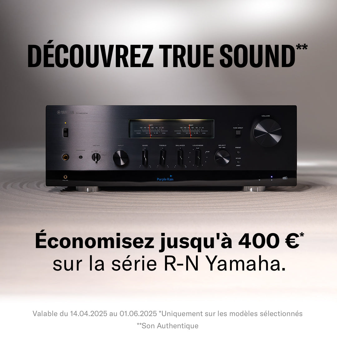 Économisez jusqu’à 400 € sur la série R-N Yamaha