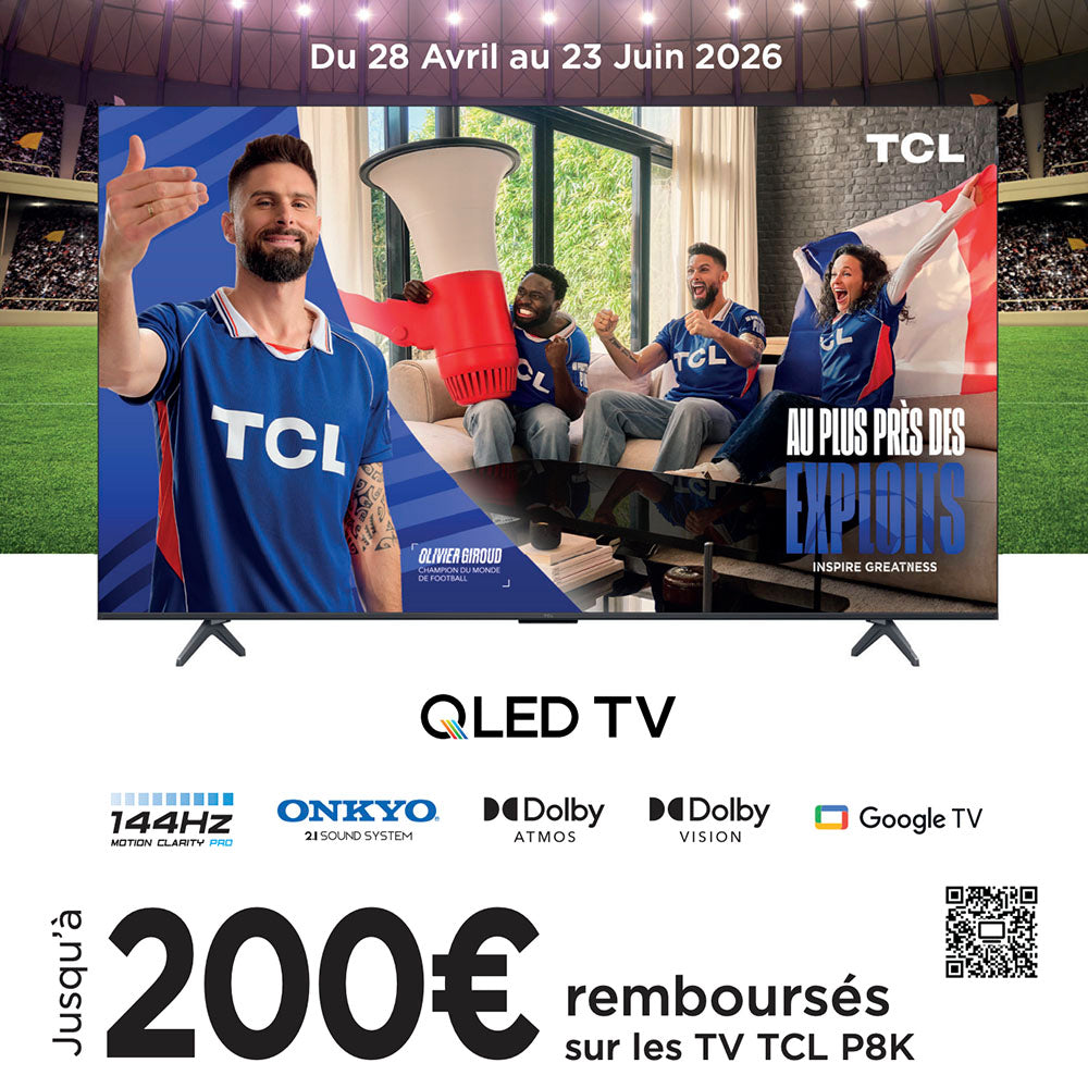 TCL P8K 2026 : jusqu'à 200€ remboursés