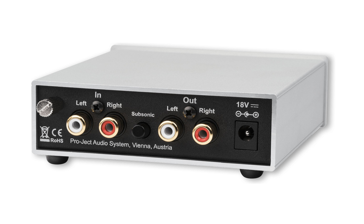 PROJECT Phono Box S2 Ultra Argent connectique
