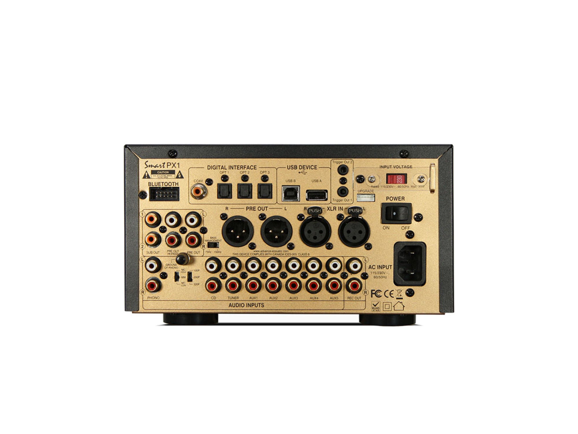 ADVANCE PARIS PX1 Black connectique