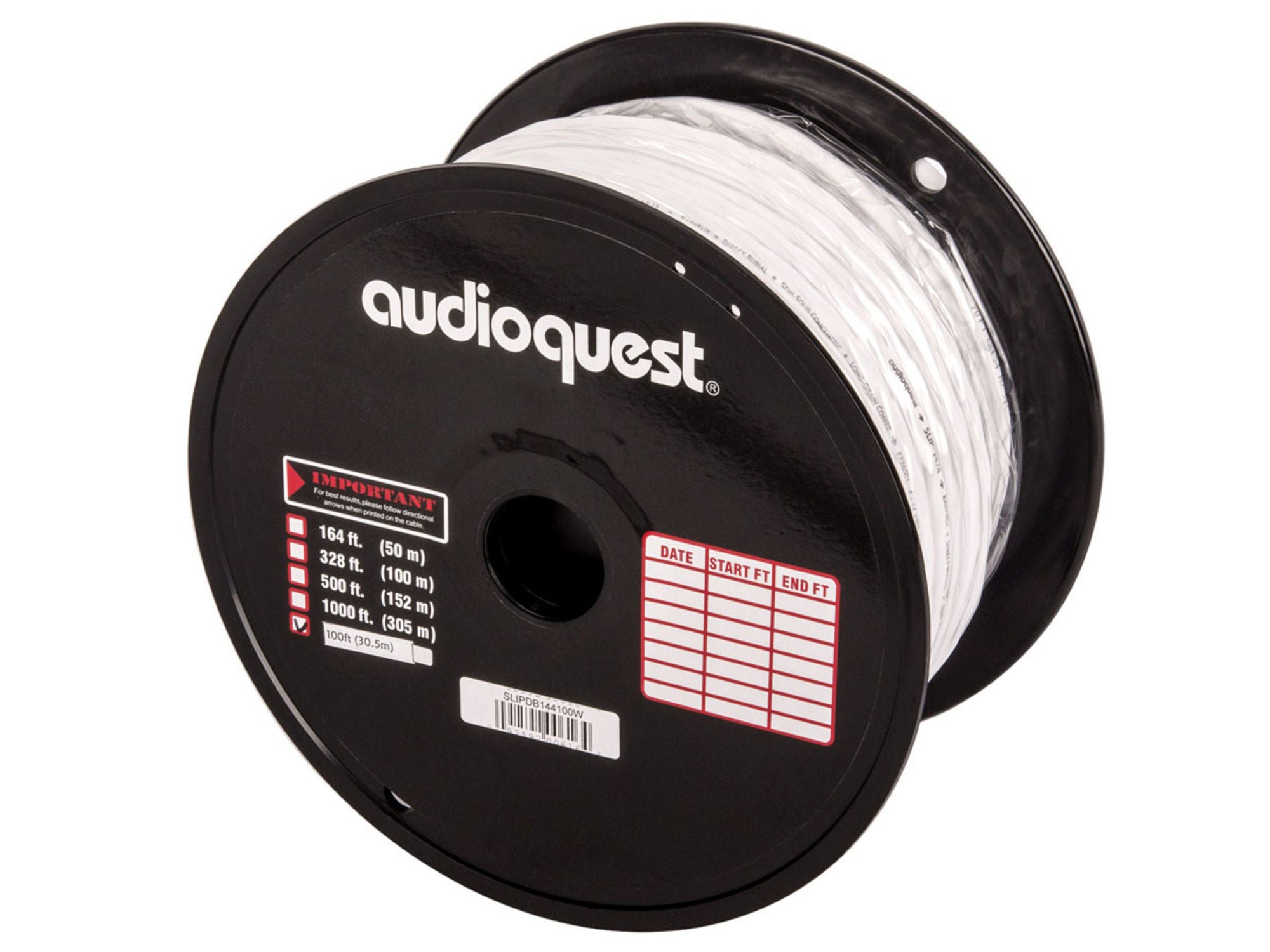 AUDIOQUEST SLIP-DB 14/4 Blanc (Au mètre)