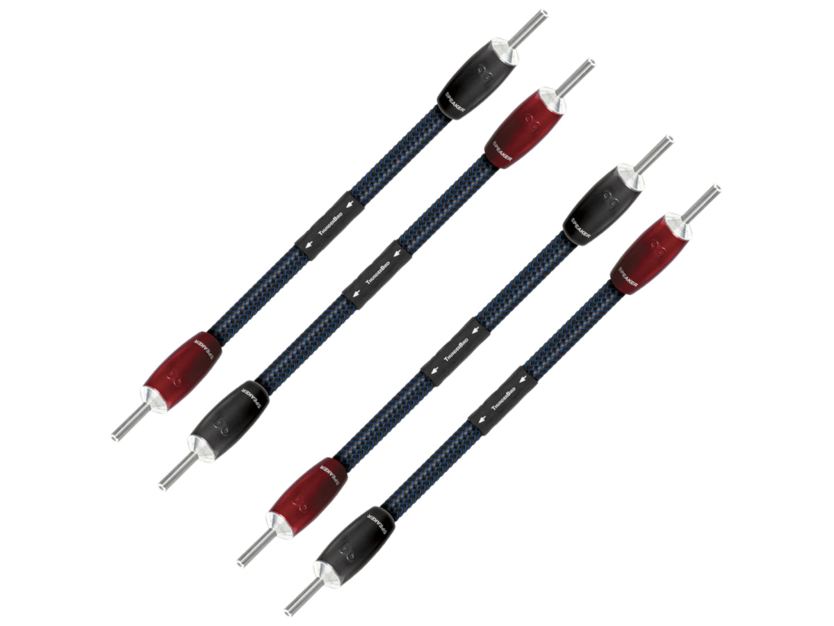 AUDIOQUEST THUNDERBIRD Jumpers - Banane vers Banane (Set de 4)