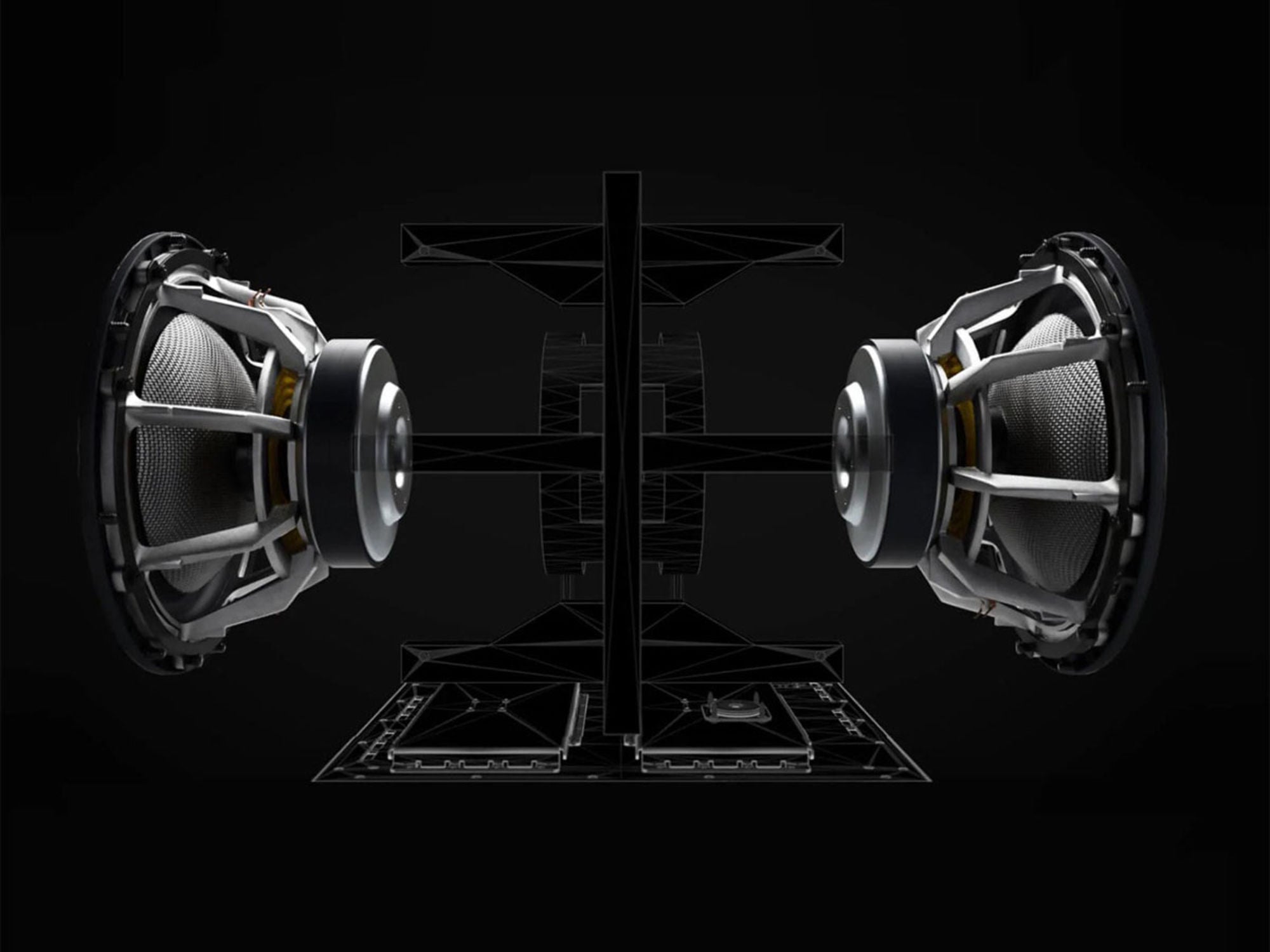 Bowers & Wilkins DB2D detail charge subwoofer