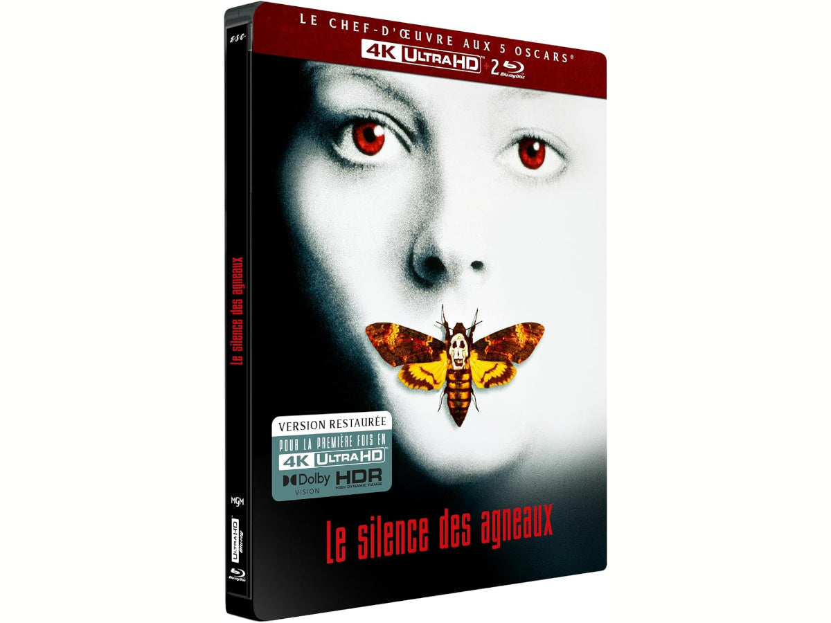 SILENCE DES AGNEAUX (LE) - COMBO UHD 4K + 2 BD - STEELBOOK - EDITION COLLECTOR