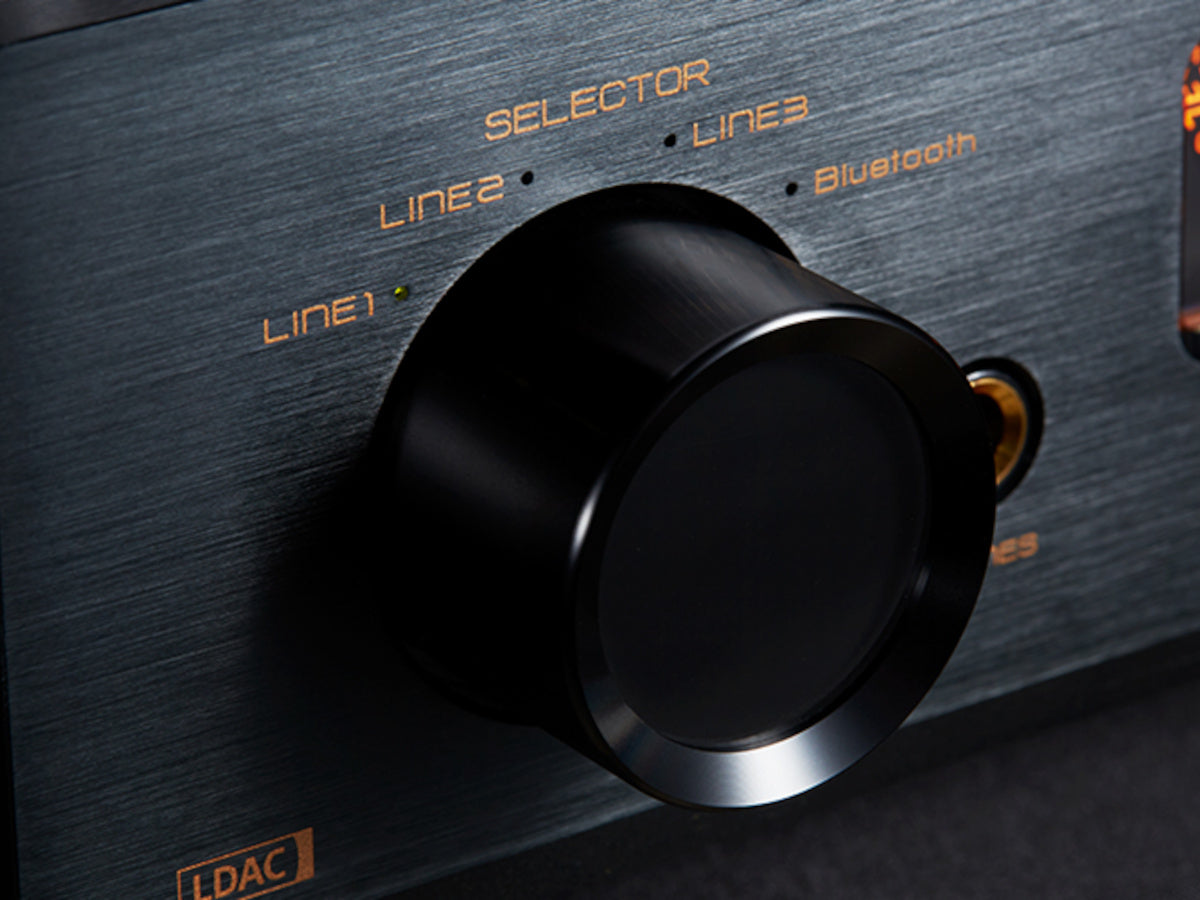 CAYIN JAZZ 80 KT88 Noir bouton de selection de sources
