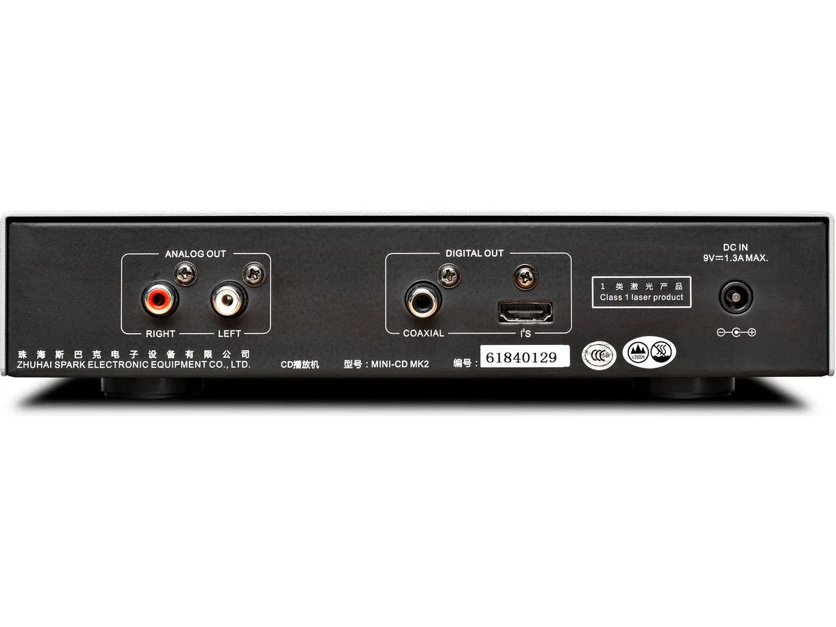 CAYIN MINI-CD MKII Silver connectique